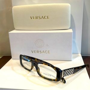 Versace 3107B Tortoise eyeglasses frame 50mm with Case